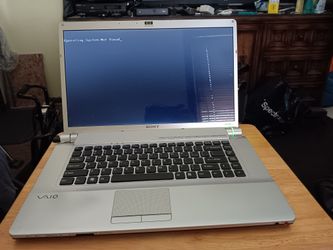 Sony VAIO PCG-3D3L laptop - - powers on but hardrive not included
