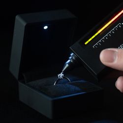 VVS1 Engagement Ring Moissanite