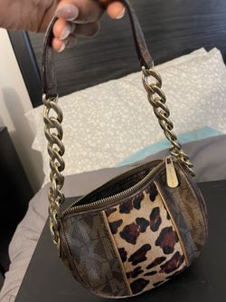 Authentic Vintage Michael Kors Cheetah Trim Purse