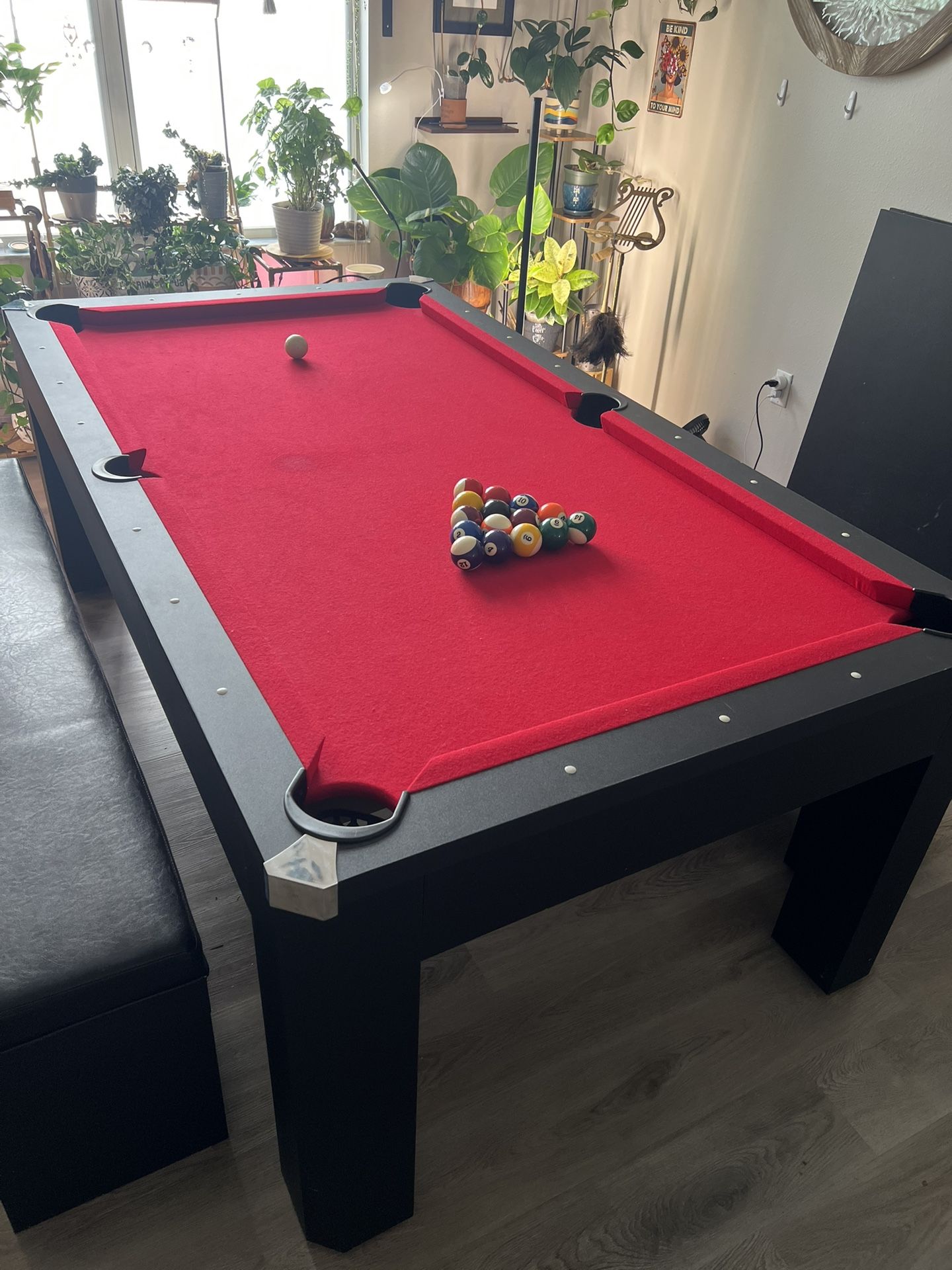 Modern Convertible Dining Pool Table