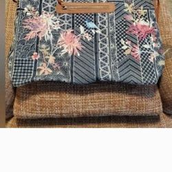 JOHNNY WAS VIVIANA OVERNIGHT TOTE BAG 