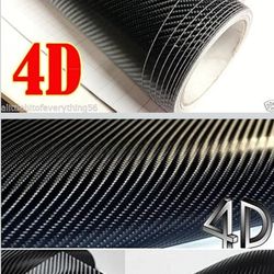 4D Carbon Fiber Vinyl Wrap