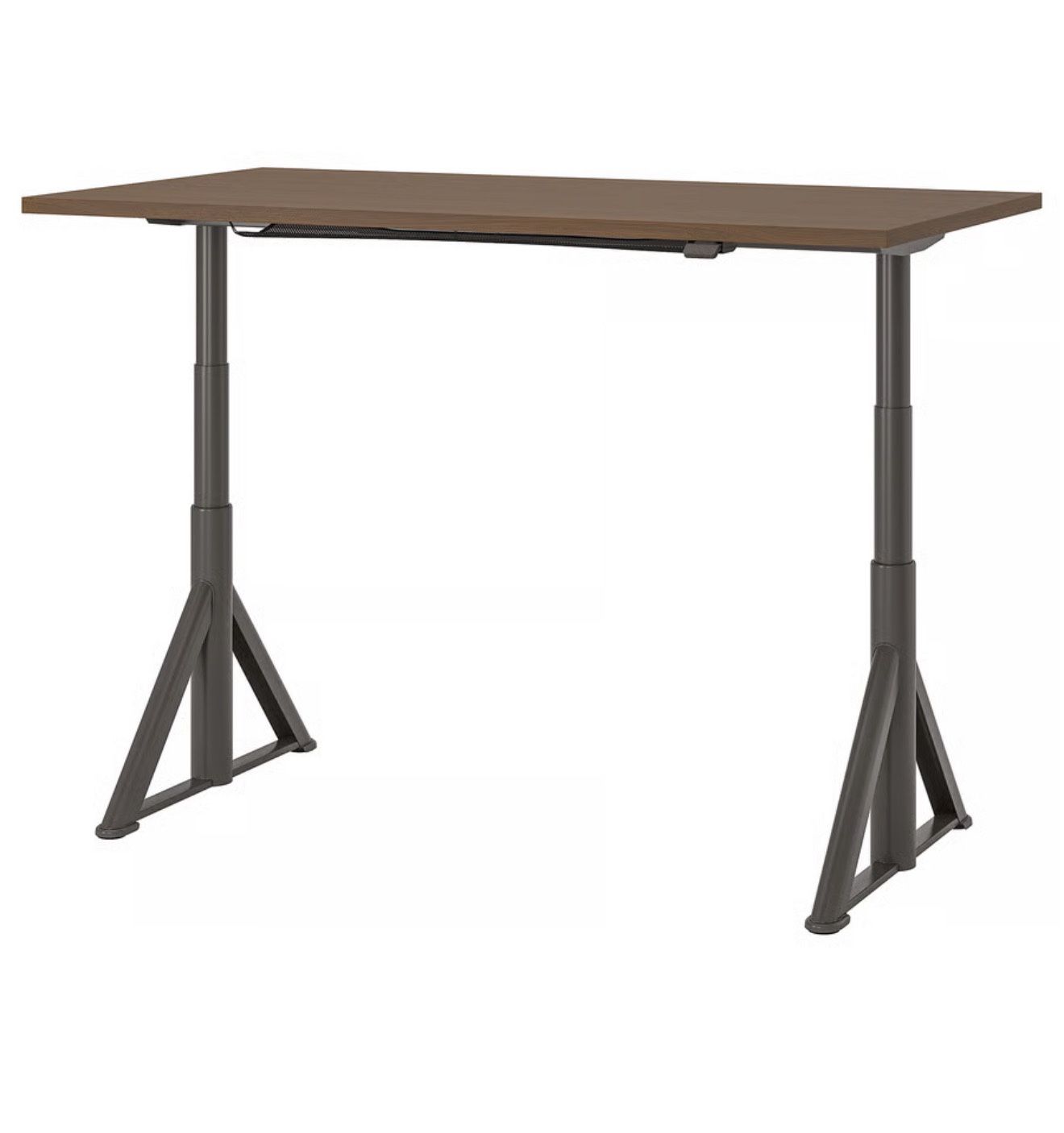 IKEA IDÅSEN Sit/Stand Desk – NEW IN BOX – Brown/Dark Gray (63x31.5”)