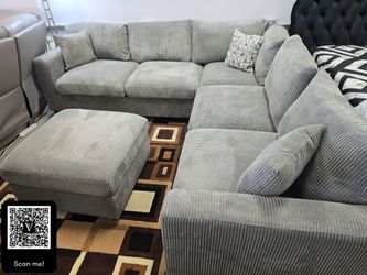 Sectional W Ottoman