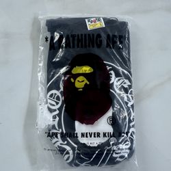 BLACK CHROME HEART X BAPE SHIRT