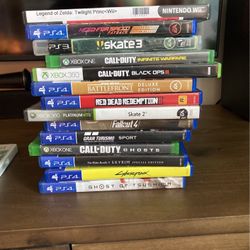 PS4, PS3 and Xbox one games