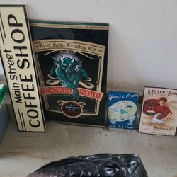 Cool Metal Signs Take All $20