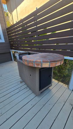 Counter top for grill