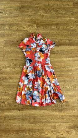 Orange dance costume dress