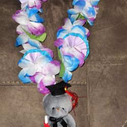 Flower Lei’s With Teddy Bear 