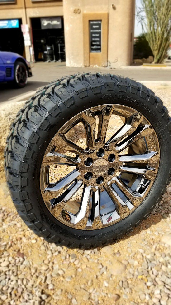 22 on 33s or 24s on 33s Chevy Nissan Tahoe gmc yukon for Sale in Mesa, AZ -  OfferUp