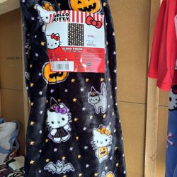 Hello Kitty Halloween Blanket 