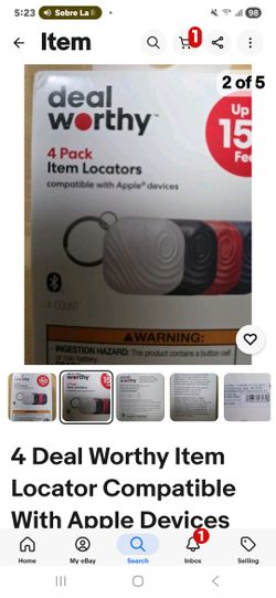 Deal Worthy Item Locator Compatible With Apple Devices