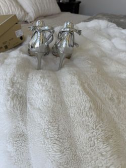 Metallic Leather Sandals