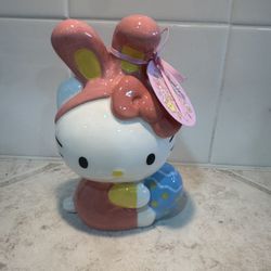 Hello Kitty Ceramic Easter Bunny 