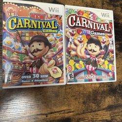 Nintendo Wii Carnival Games Lot Of 2