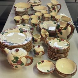 Red Apple Franciscanware Dishes 