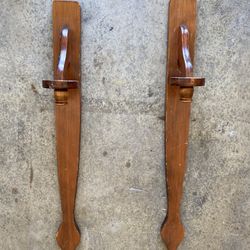 Wood Candle Holders 