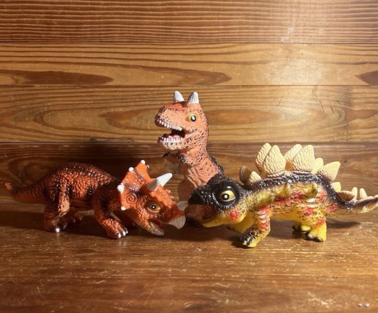 Lot Of 3 Vintage Dinos