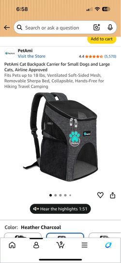 dog carrier backpack