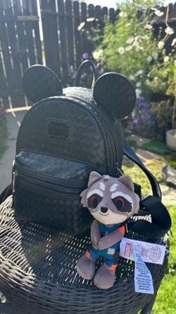 Black Woven Loungefly Backpack
