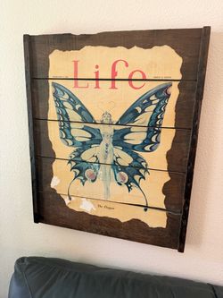 Vintage-Style Life Magazine “The Flapper” Wooden Wall Art
