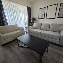 Living Room Set (Dennin Heights beige set)