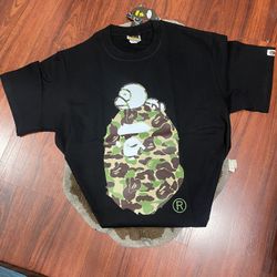 Camo Head Bape Tee 