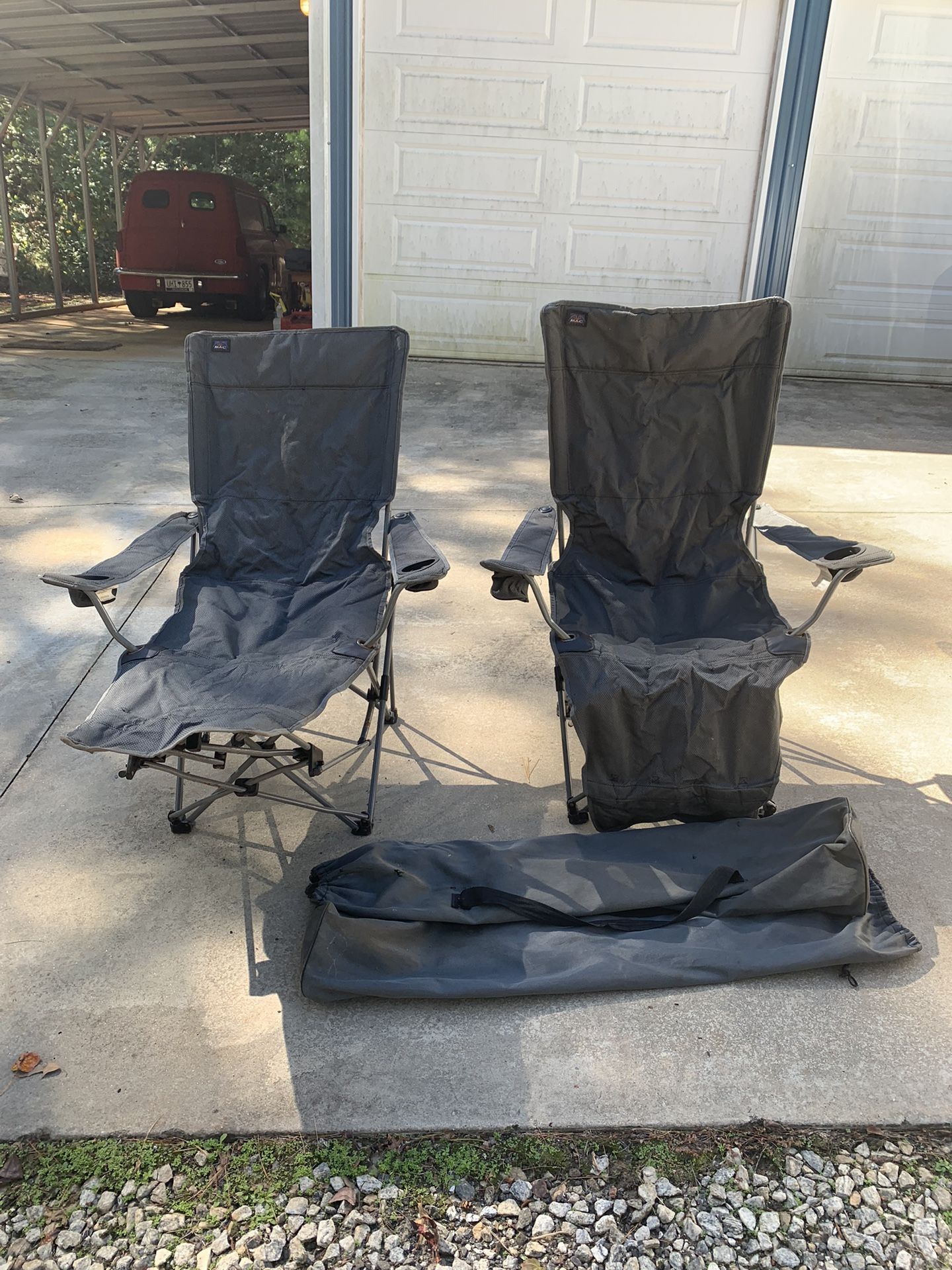 Reclining Camping Chairs Good Condition With Bags $10 OBO!