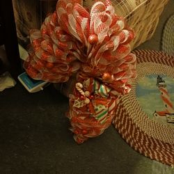 Candy Cane Wreath 