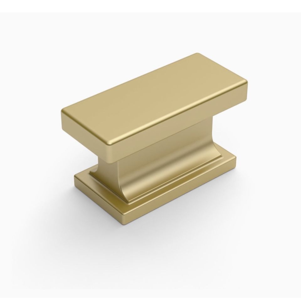 Brushed Gold Cabinet Knobs, 10 Pcs