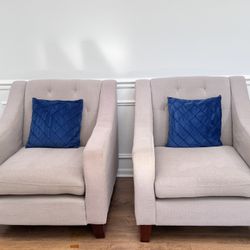 Fabric chairs - 2 