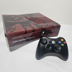 Custom Limited Edition RGH Gears Of War Xbox 360 With Loaded 2TB Hard Drive 