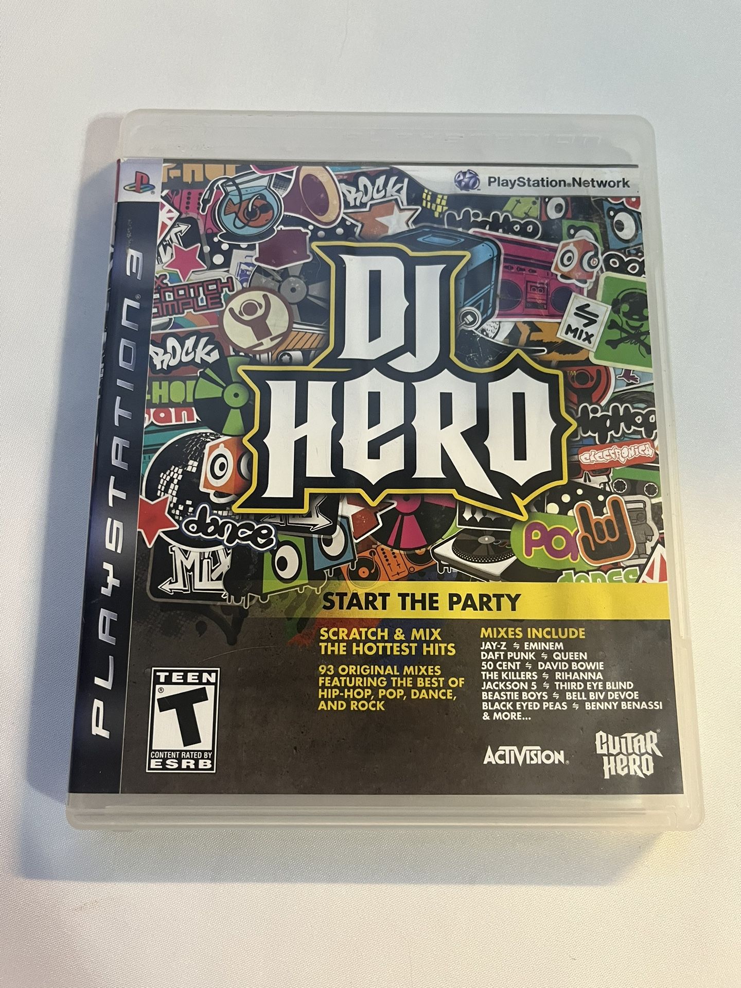 DJ Hero PlayStation 3 PS3 Activision 2009 Complete With Manual Tested