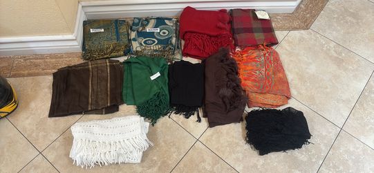 Shawl scarves wool new