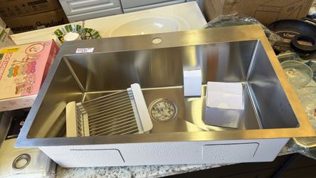 brand new kitchen sink