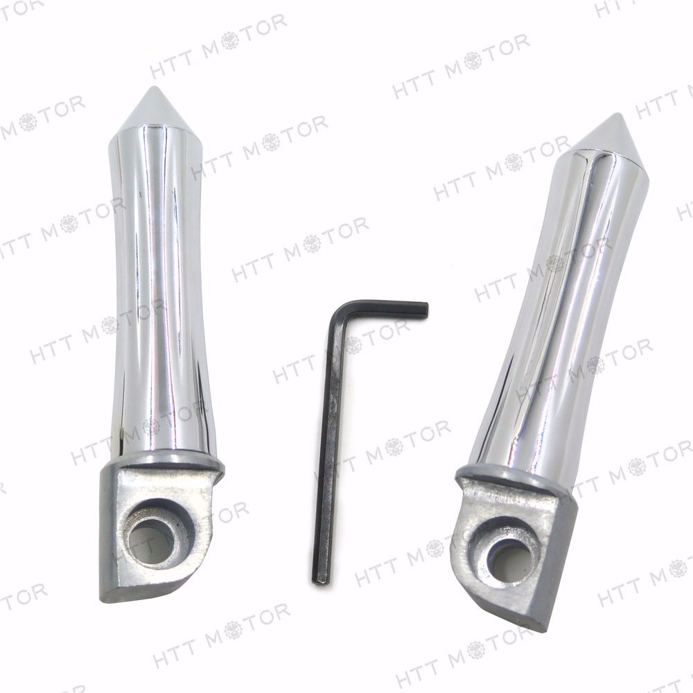 Chrome Footpegs For 1(contact info removed) Kawasaki ZX750 Ninja/ 1(contact info removed) Kawasaki ZX-9R PN: MT255-006-CD