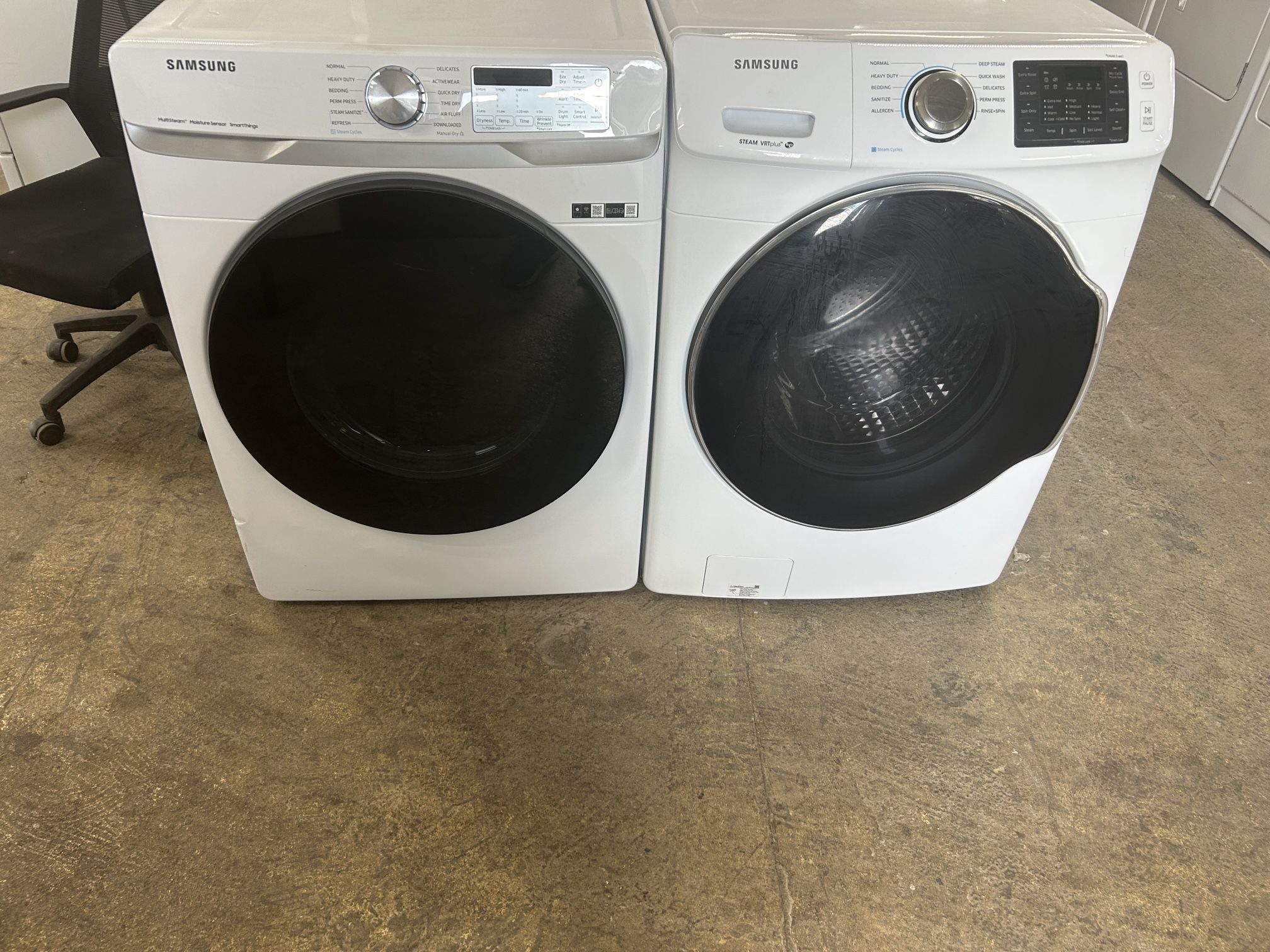 Samsung Washer And Electric Dryer 