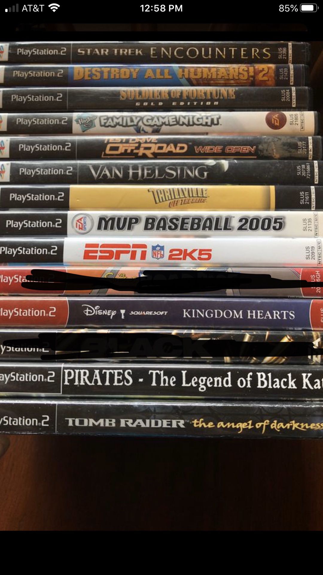 PlayStation 2 game lot. $5 each. Or bundle option available. Popular titles.