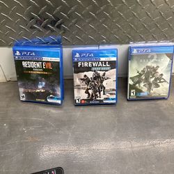 Destiny, Two Brand New -Firewall 0 Hour Vr Game  Resident Evil Biohazard, Gold Edition, Vr Game Great Condition