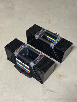 Power block Elite Adjustable Dumbbells 5-90lbs