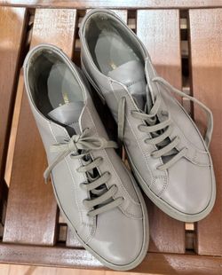 Common Projects Taupe Leather Sneakers