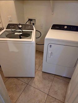 Whirlpool washer and dryer