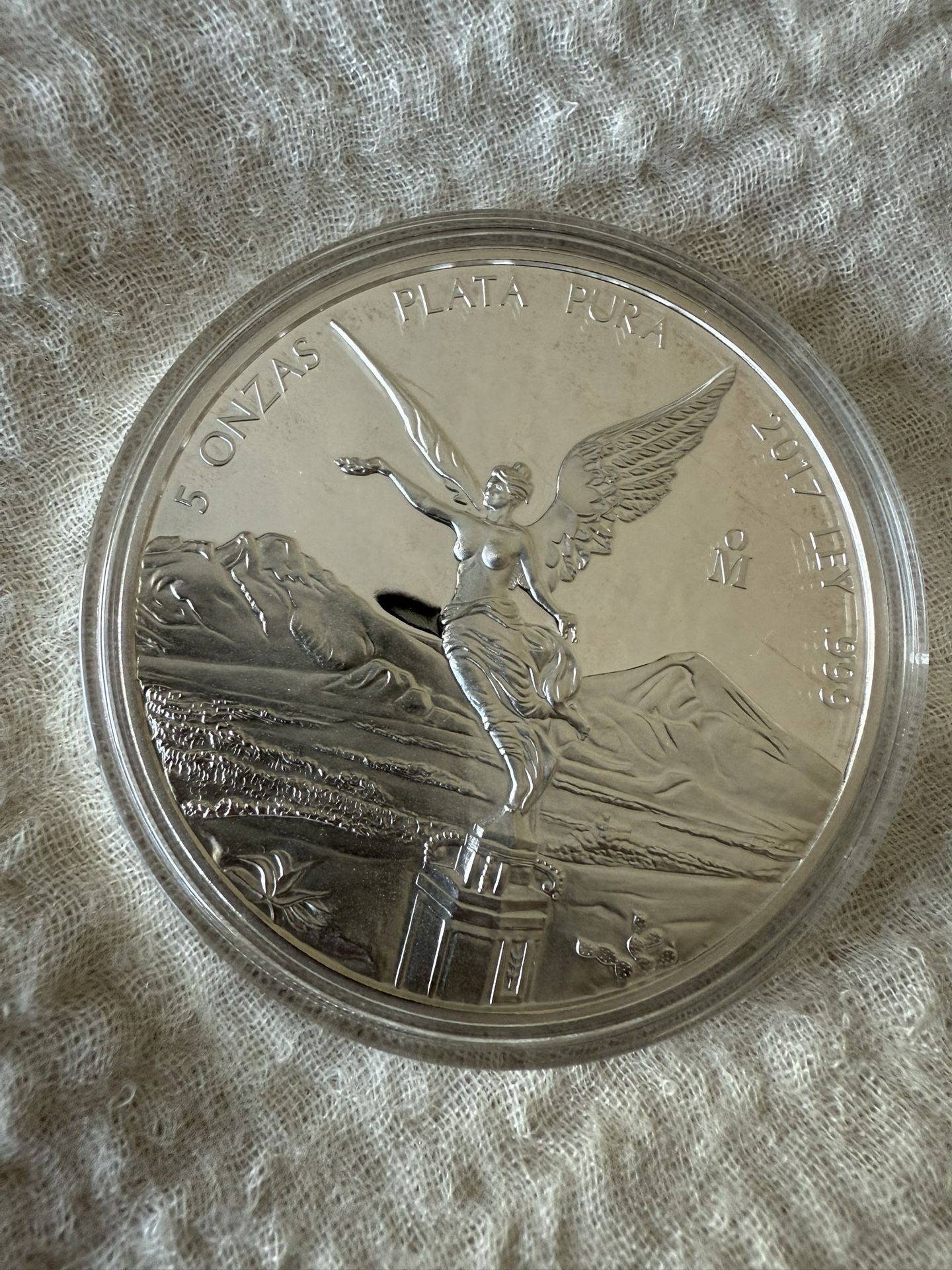 2017 5 Oz Silver Livertad Proof Plata Pura Uncirculated