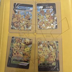 Pokemon Pikachu V-Union Celebrations [Set of 4]