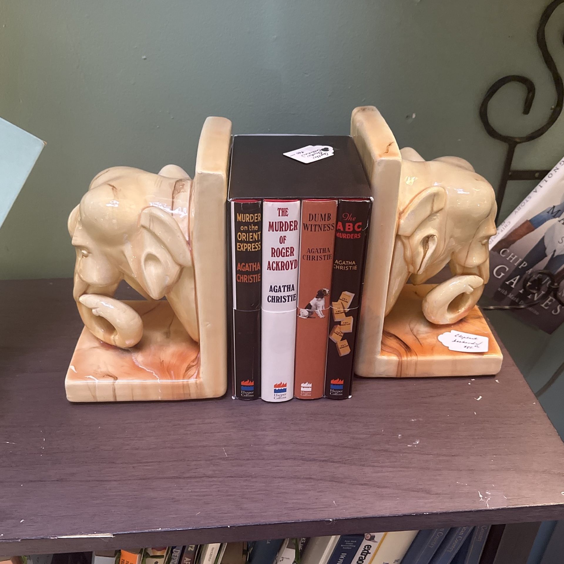 Elephant Bookends