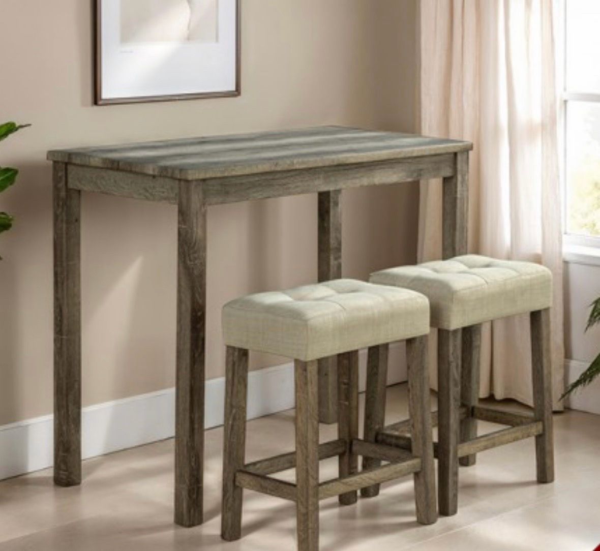 3 PC. DINING TABLE SET/NEW IN BOX