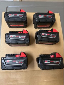 Milwaukee Batteries M18 5ah 60ea