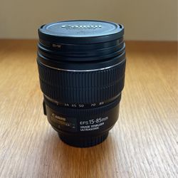 Canon EFS 15-85mm With MACRO