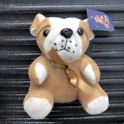 Bulldog Plush In A Rush